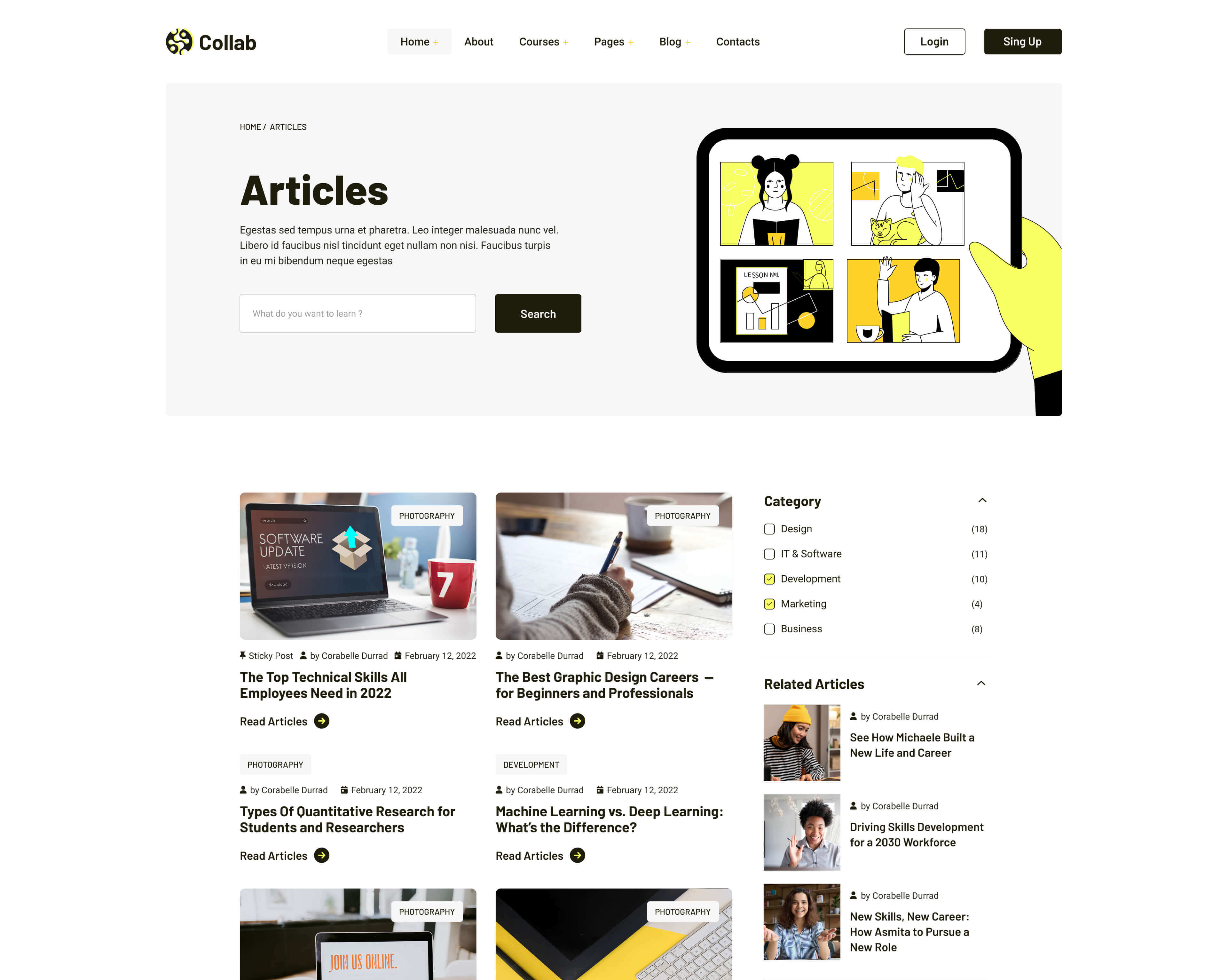 Blog Page