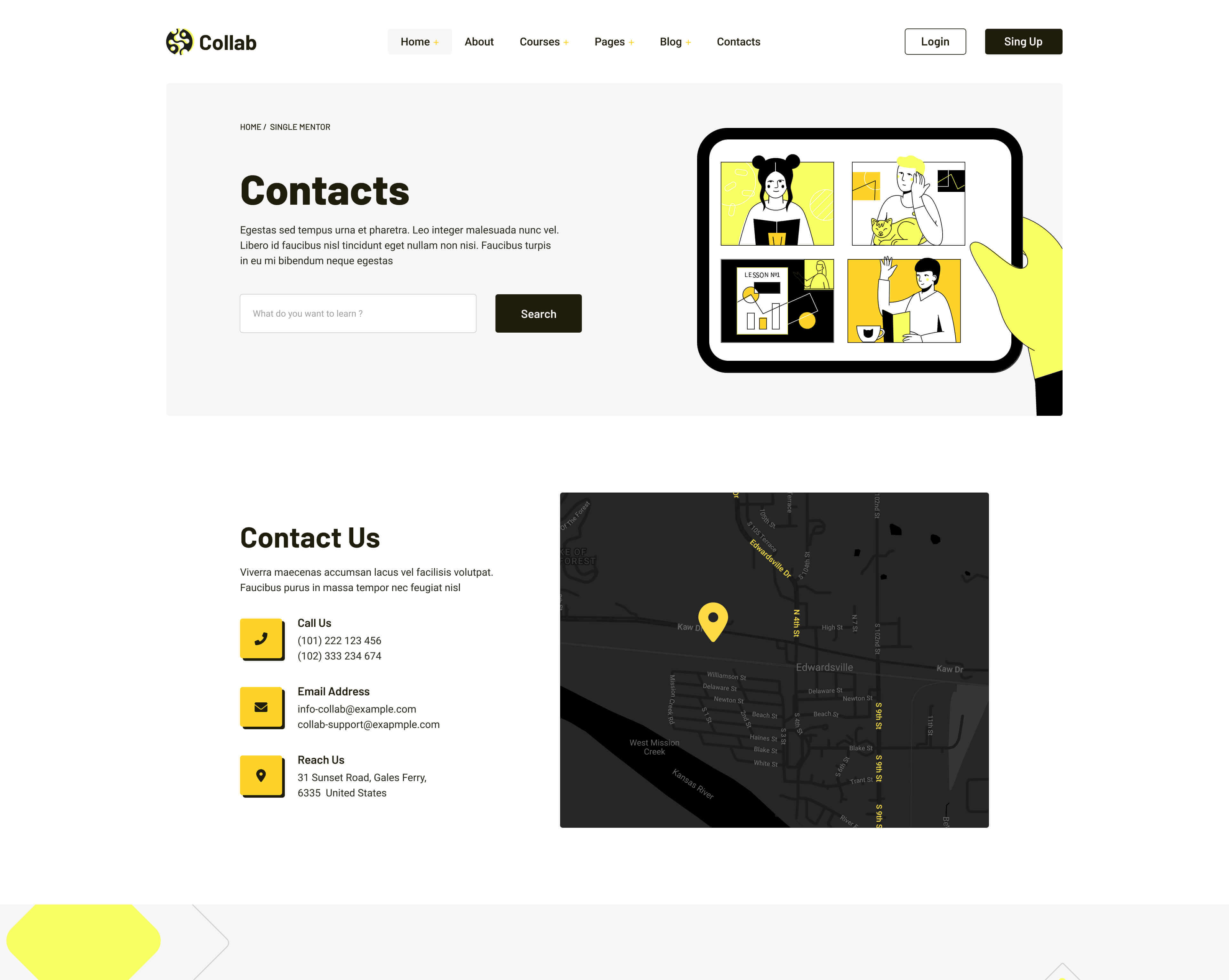 Contact Us Page