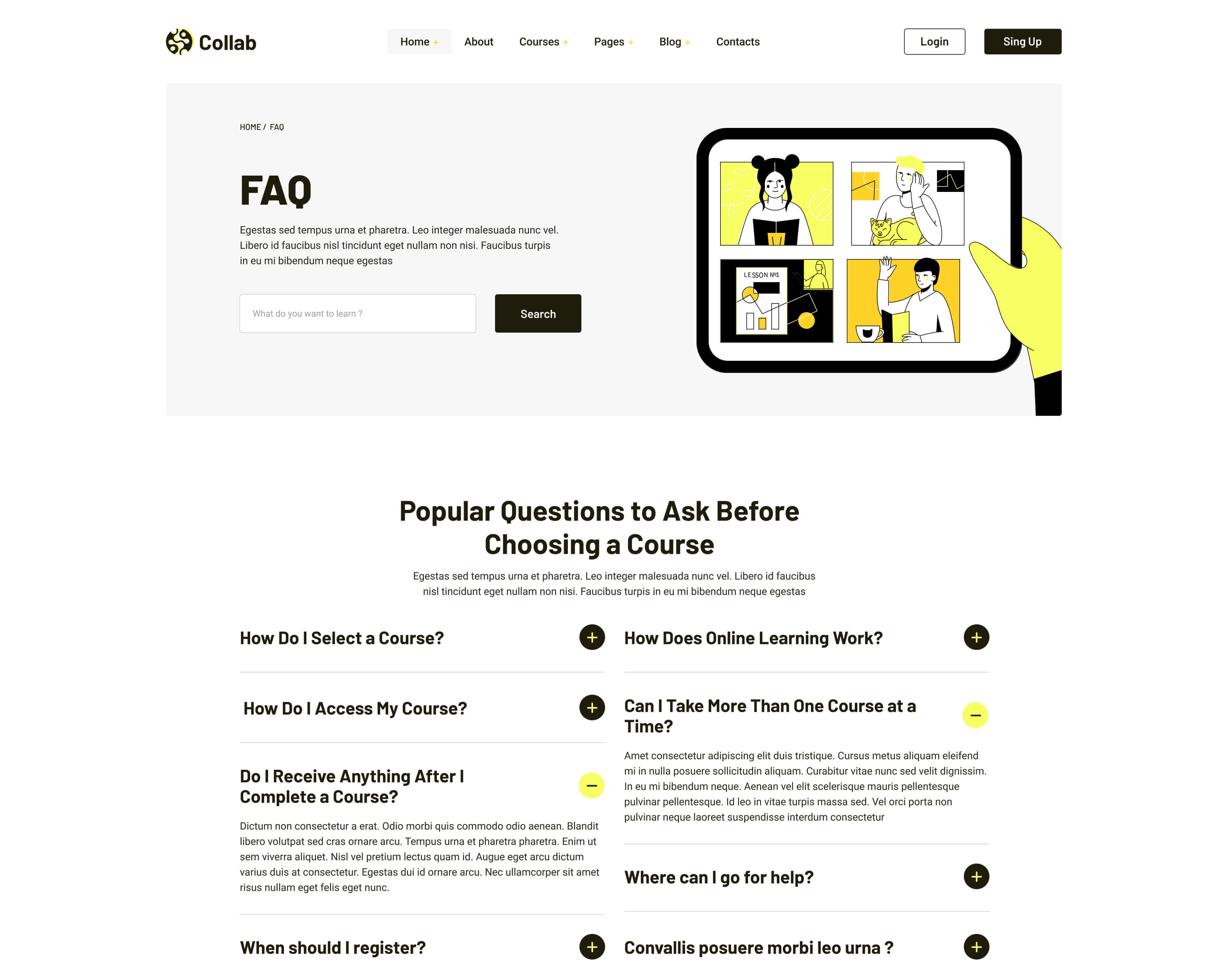 FAQ Page